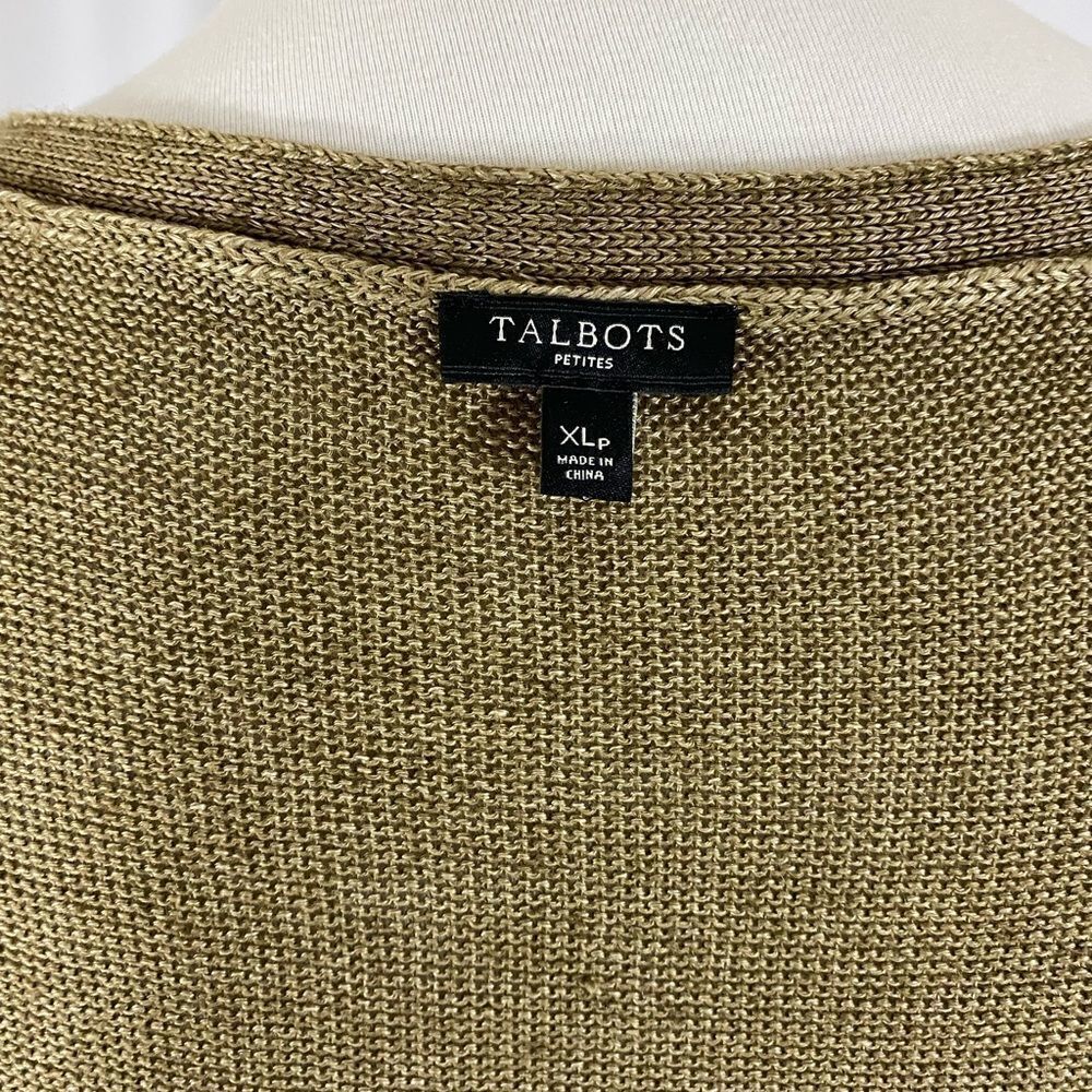 Talbots 💯% Linen Boatneck Sweater - Picture 7 of 8